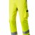 Pantalon de travail jaune fluo marine avant