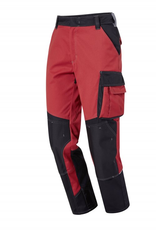 Pantalon concept rouge / noir avant